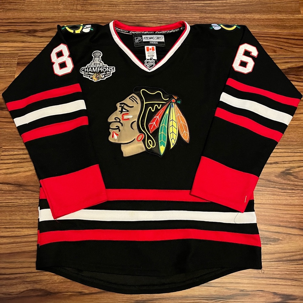 Reebok Chicago Blackhawks Black Jersey